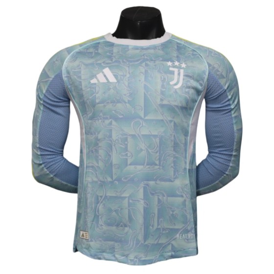 Juventus Away Jersey Football Shirt Long Sleeve Player Version 25-26